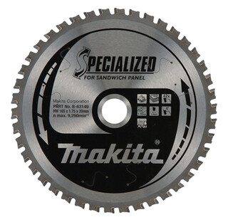 Image of Makita Cirkelzaagblad Sandwichpaneel Specialized 165x20x1,75 42T