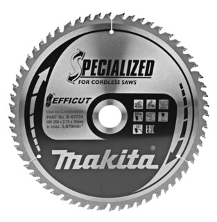 Image of Makita Zaagb.Hout 260X30 60T Ffcut B-67234