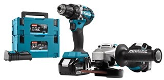 Image of Makita 18 V Combiset Boren, Schroeven En Slijpen DLX2190TJ1