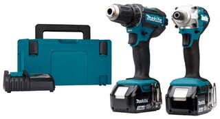 Image of Makita 18 V Combiset Voor Schroeven En Boren In Hout DLX2339J