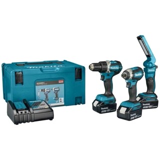 Image of Makita DLX3090TJ Combiset 18V met 3 x 5,0 Ah Accu en Snellader