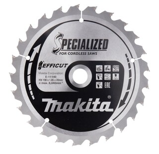 Image of Makita Zaagblad Ff 190X20x1,85 25T 10Gr E-11140