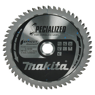 Image of Makita Zaagblad 165x20 54T Aluminium E-16760