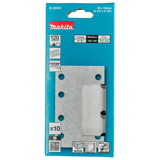 Image of Makita Schuurvel 80x133mm A120 Velcro