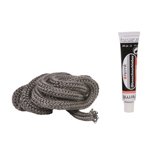 Image of Nedco Blisterverpakking Glasvezelkoord - 8 mm Zwart