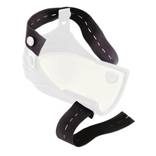 Image of Riem Kniebeschermer Elastiek 320 mm Zwart