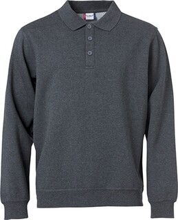 Image of Clique Basic Polo Sweater Antraciet Melange L