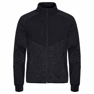 Image of Clique Haines fleecejack zwart maat XL