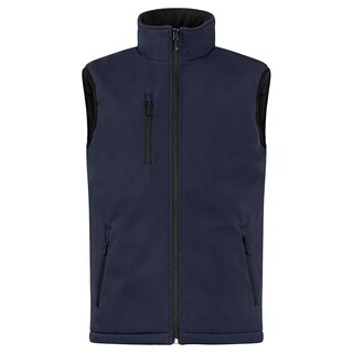 Image of Clique Padded softshell bodywarmer dark navy - maat XL