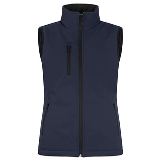 Image of Clique Padded softshell bodywarmer dames dark navy - maat L