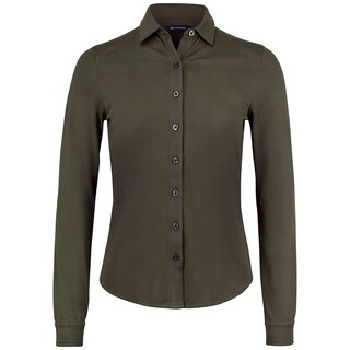 Image of Cutter & Buck Advantage Dames Overhemd Donkergroen - maat 34/XS