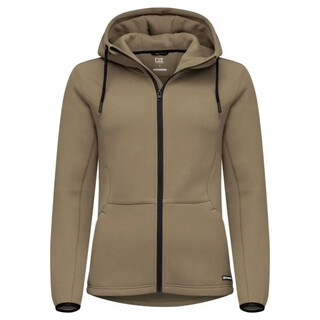 Image of Cutter &Buck Pemberton Hood Fz Ladies Khaki 38/m