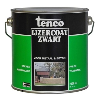 Image of Tenco Ijzercoat Teervrij Zwart 2,5L.