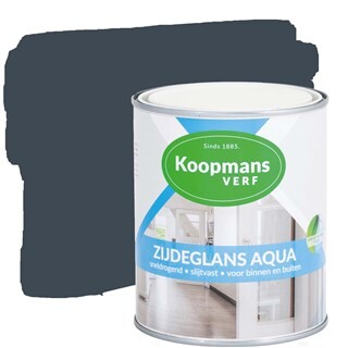 Image of Koopmans Watergedragen Lak - Antraciet - 0,75 Liter