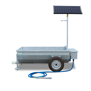 Image of Poortman Solar Mobiele Weidedrinkbak T1000-L50 - Met Bronpomp