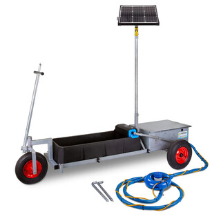 Image of Poortman Solar Mobiele Weidedrinkbak T75-S150 - Met Oppervlaktepomp