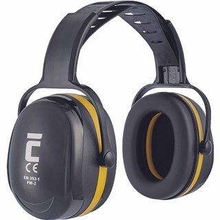Image of CERVA Gehoorbeschermer FM-2 Earmuff Geel/Zwart