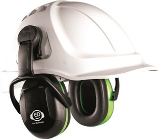 Image of Ed 1C Gehoorb,-Helm Ear Defender Groen