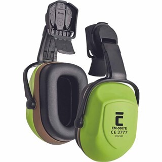 Image of CERVA Ciron Helm Oorbeschermer Earmuff HV Geel