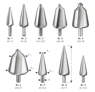 Image of Rotec Hss Conische Plaatboor Nr.2 / Ø5-20