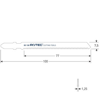 Image of Rotec Decoupeerzaagblad DC130 / T101AIF BIM