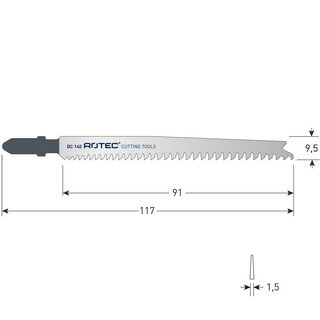 Image of ROTEC Decoupeerzaagblad DC140 / T234X - 5 stuks