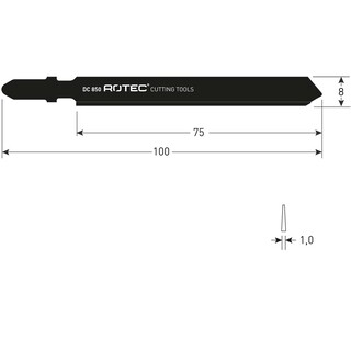 Image of Rotec Decoupeer Zaagblad Dc850 - 3 Stuks