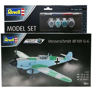 Image of Revell Model Set Messerschmitt Bf109G-6 easy-click-system