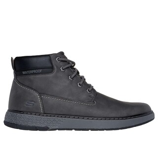 Image of Skechers Garlan Deno Heren Veterschoen Grijs - maat 44