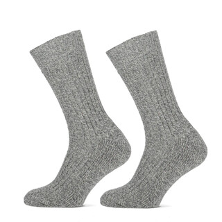Image of Stapp Sokken Norwegian 2-Pack Grijs Maat 43-46