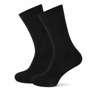 Image of Basset Bamboe Sokken 6990P 2-Pack Zwart - Maat 43-46