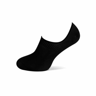 Image of Basset Bamboe Sokken Footie Invisible 6990P 2-Pack Zwart - Maat 39-42