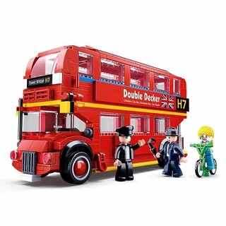 Image of Sluban London Double Decker Bus Bricks M38-B0708