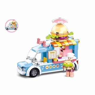 Image of Sluban Girl's Dream Hamburger Wagon M38-B0993B