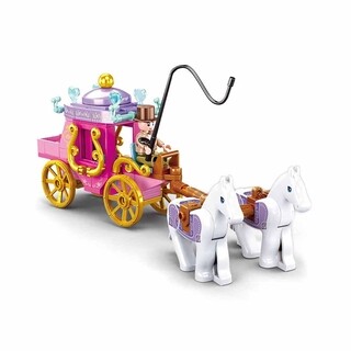 Image of Sluban Carriage With 2 Horses Girl's Dream M38-B0872
