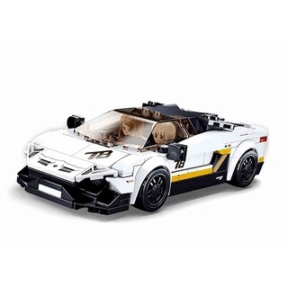 Image of Sluban Italiaanse Supercar Wit