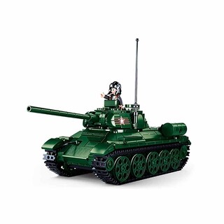 Image of Sluban Medium Tank (groen) Model Bricks M38-B0982