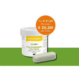 Image of SaluVet Panax Knoflookbolus Extra Quick - 6 x 95 gr