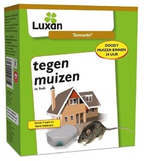 Image of Luxan Tomorin Pasta in Lokdoos Tegen Muizen - 2 stuks
