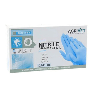 Image of Agrivet Melkershandschoen 100 St. XXL