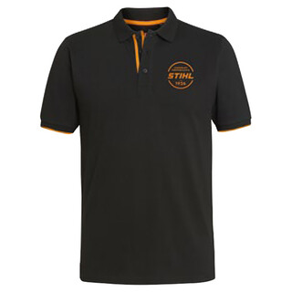 Image of Stihl Poloshirt Logo CIRCLE Zwart - Maat XS