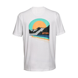 Image of Stihl T-shirt SZ XL SUNSET WHITE wit