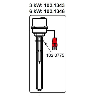 Image of Suevia Verwarmingselement 6 KW - 102.1346