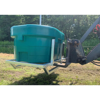 Image of Suevia Mobiele Weidedrinkbak - Kunststof - Vlotter - 1/2" - 1000 Liter - Model MWT1000 - Met Slede