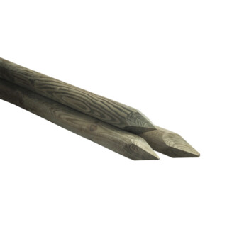 Image of Paal 120-6 Celfix gefreesd naaldhout gepunt