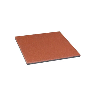 Image of Tuintegel Rubber Rood - 50 x 50 x 2,5 cm