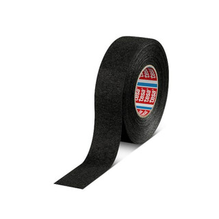 Image of Tesa PET-vlies tape zwart 25mx19mm 51608