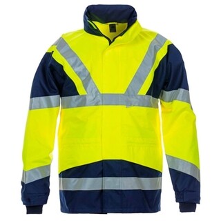 Image of Hydrowear Parka 4-in-1  EN20471 Geel/Marine Maat 4XL