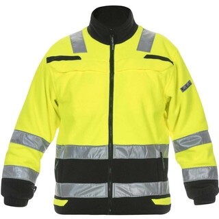 Image of Fleecejack Torgau High Visible Hi-Vis Geel/Zwart Mt. L