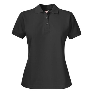 Image of Printer Surf Pro Polo Pique Dames Zwart - Maat 3XL